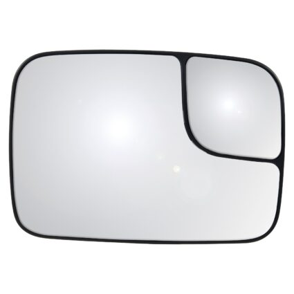 Door Mirror Glass Right Manual Non-Heated Flat w/Spot Mirror w/Towing Pkg for Dodge Ram 2500 Ram 1500 Ram 3500