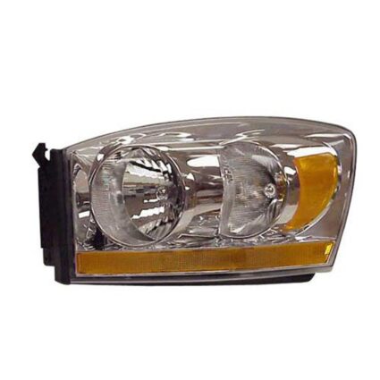 Headlight Lens Housing Left w/o Black Bezel R1500 MEGA CAB for Dodge Ram 2500 Ram 3500 Ram 1500