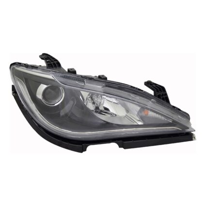 Headlight Lens Housing Right Halogen Quad Lamps Chrome CAPA for Chrysler Pacifica Voyager