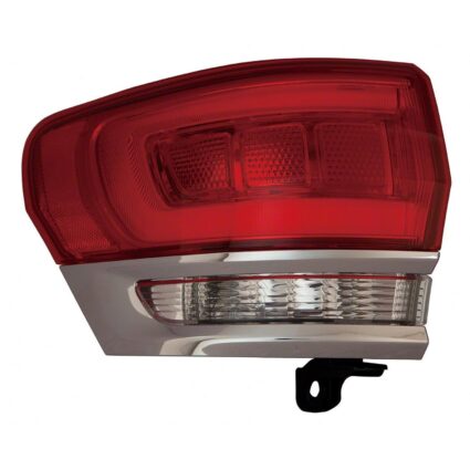 Tail Light Assembly Left Outer w/o Gray Trim Chrome for Jeep Grand Cherokee Grand Cherokee WK