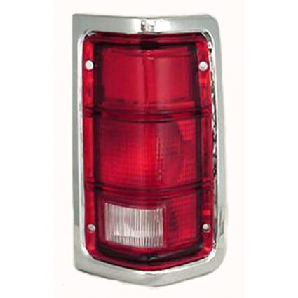Tail Light Lens Right From 12/1/87 Sweptline w/Chrome Trim for Dodge W350 D350 W250 D250 D150 W150 D100 W100