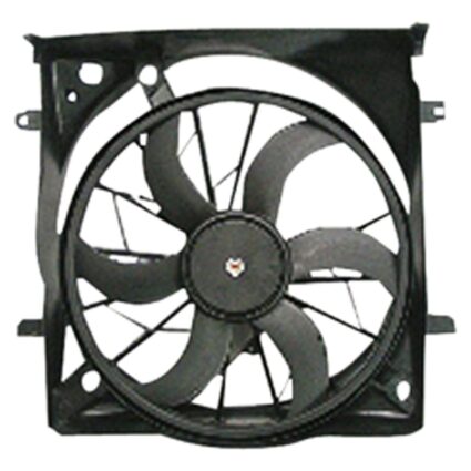 Engine Cooling Fan Assembly Single Fan Assembly for Jeep Liberty 2002–2007