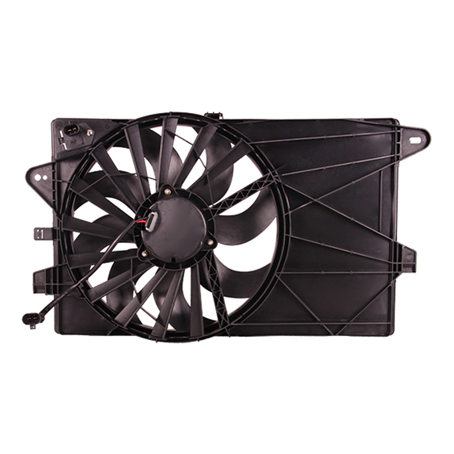 Engine Cooling Fan Assembly Type 1 w/A/C for Fiat 500 Hatchback 2012–2015