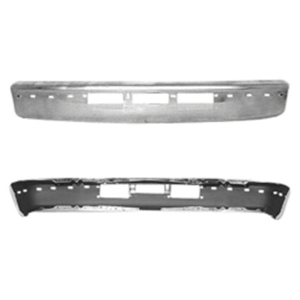 Bumper Face Bar Front w/o Lightning Model w/Bumper Cutouts w/Eddie Bauer Pkg Chrome for Ford Bronco F-150 F-250 F-350