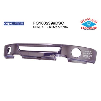 Bumper Face Bar Front w/Fog Lamps From 8-9-05 Chrome CAPA for Ford F-150 Lincoln Mark LT