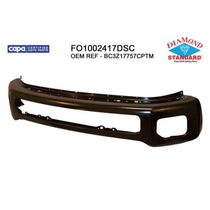 Bumper Face Bar Front w/o Bumper End Caps Primed CAPA for Ford F-250 Super Duty F-350 Super Duty