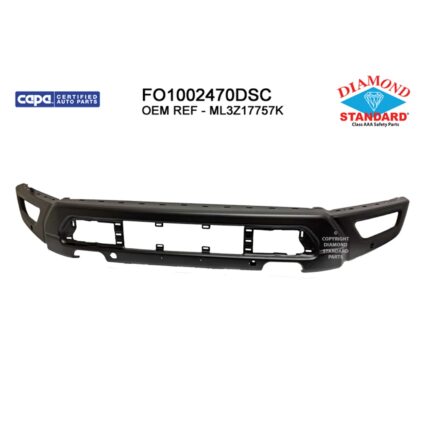 Bumper Face Bar Front w/Parking Sensors CAPA for Ford F-150 Raptor Raptor R 2021–2023