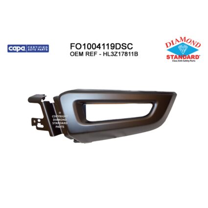 Bumper Extension Front Left Outer Black CAPA for Ford F-150 Raptor 2017–2020