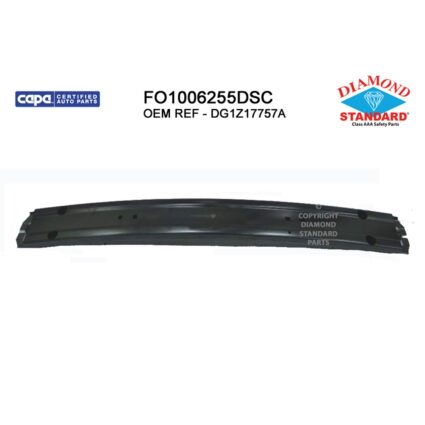 Bumper Cover Reinforcement Front CAPA for Ford Flex Taurus Lincoln MKS MKT