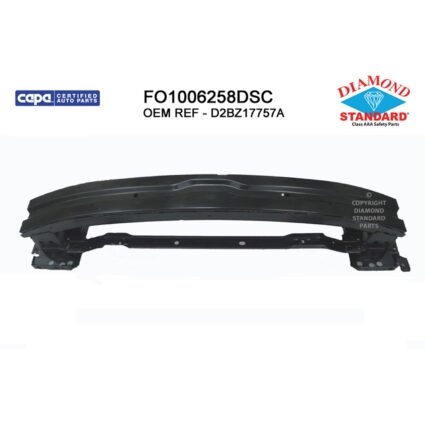 Bumper Cover Reinforcement Front CAPA for Ford Fiesta 2011–2019