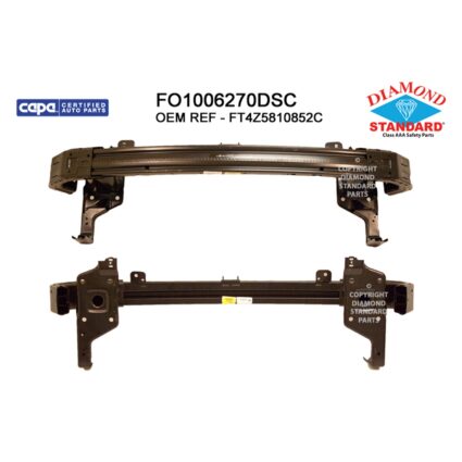 Bumper Cover Reinforcement Front CAPA for Ford Edge 2015–2018