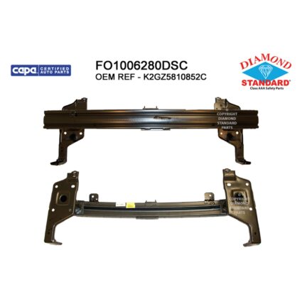 Bumper Cover Reinforcement Front w/Front Tow Hook CAPA for Ford Edge Lincoln Nautilus