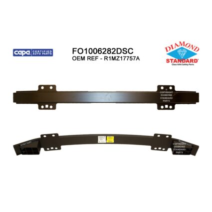 Bumper Cover Reinforcement Front From 11-14-19 Aluminum CAPA for Ford Explorer Police Interceptor Utility Lincoln Aviator