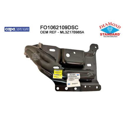 Bumper Support Front Left Mounting Plate Bracket CAPA for Ford F-150 2021–2023