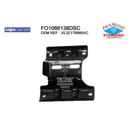 Bumper Bracket Front Left Heritage Mounting Plate CAPA for Ford Expedition F-150 F-150 Heritage