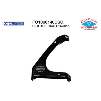 Bumper Bracket Front Left w/o Platinum Package To 9/10/01 CAPA for Ford F-250 Super Duty F-350 Super Duty