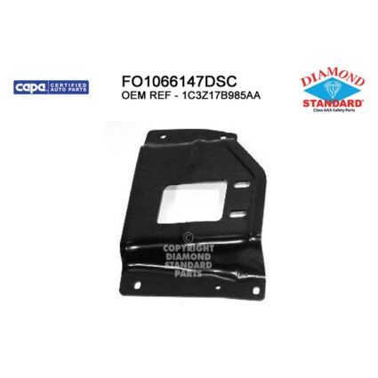 Bumper Bracket Front Left Mounting Plate CAPA for Ford Excursion F-250 Super Duty F-350 Super Duty