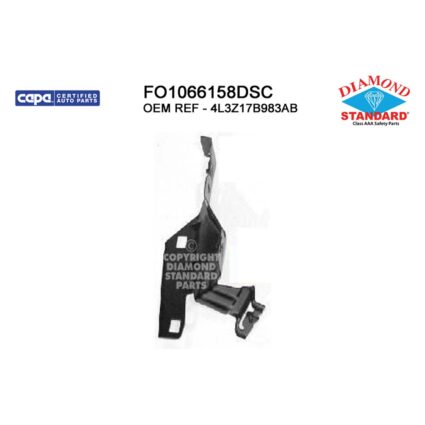 Bumper Bracket Front Left Inner Bumper Bracket CAPA for Ford F-150 2004–2008