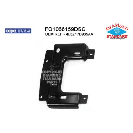 Bumper Bracket Front Left Bumper Mounting Plate CAPA for Ford F-150 2004–2006