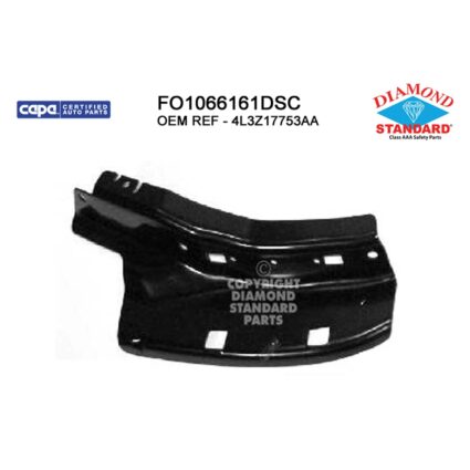 Bumper Bracket Front Left Lower Bumper Bracket CAPA for Ford F-150 2004–2006