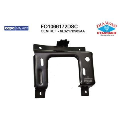 Bumper Bracket Front Left From 8-9-05 Mounting Plate CAPA for Ford F-150 Lincoln Mark LT