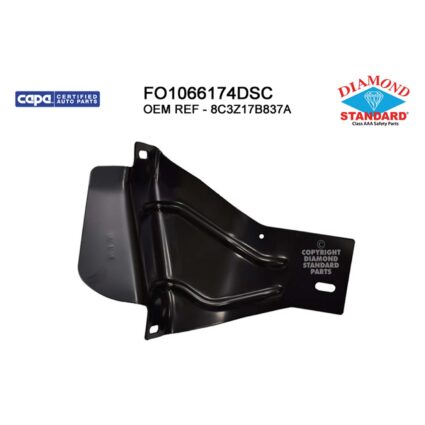 Bumper Bracket Front Left Outer CAPA for Ford F-250 Super Duty F-350 Super Duty