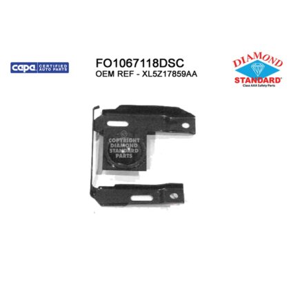 Bumper Bracket Front Right Frame Mounted Reinforcement CAPA for Ford Ranger 1998–2000