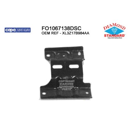 Bumper Bracket Front Right Heritage Mounting Plate CAPA for Ford Expedition F-150 F-150 Heritage