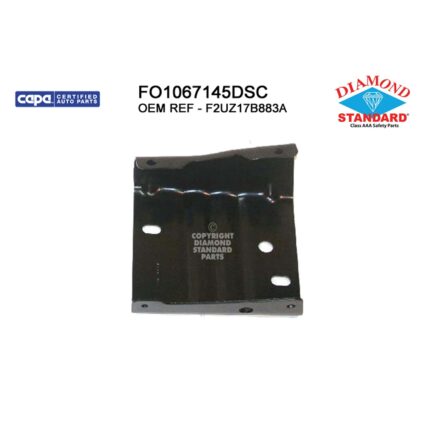 Bumper Bracket Front Right Isolator Bracket CAPA for Ford E-150 E-150 Club Wagon E-150 Econoline E-150 Econoline Club Wagon E-250 E-250 Econoline E-350 Club Wagon E-350 Econoline E-350 Econoline Club Wagon E-350 Super Duty E-450 Econoline Super Duty E-450 Super Duty E-550 Econoline Super Duty E-550 Super Duty