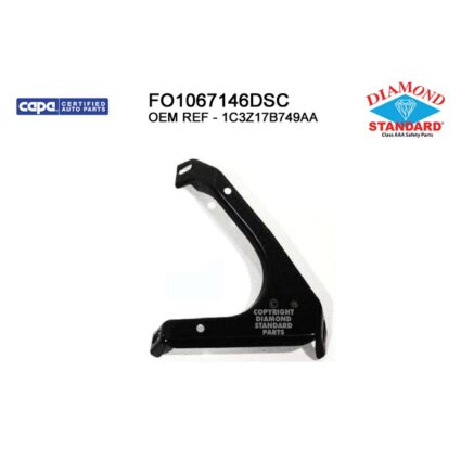 Bumper Bracket Front Right w/o Platinum Package To 9/10/01 CAPA for Ford F-250 Super Duty F-350 Super Duty