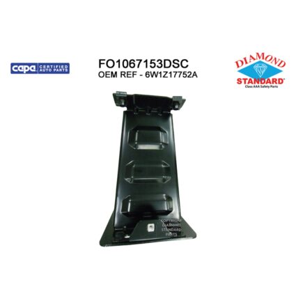 Bumper Bracket Front Right CAPA for Ford Crown Victoria Lincoln Town Car Mercury Grand Marquis Marauder
