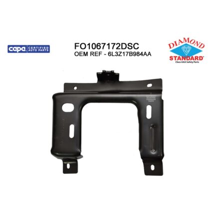 Bumper Bracket Front Right From 8-9-05 Mounting Plate CAPA for Ford F-150 Lincoln Mark LT