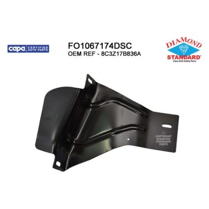 Bumper Bracket Front Right Outer CAPA for Ford F-250 Super Duty F-350 Super Duty