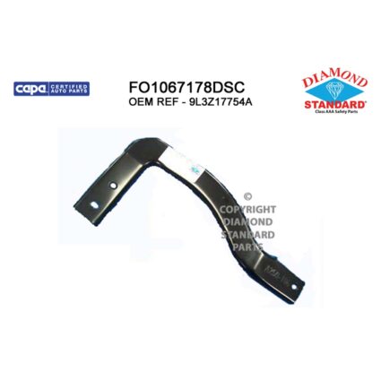 Bumper Bracket Front Right Outer CAPA for Ford F-150 2009–2014