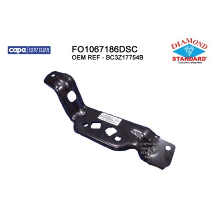 Bumper Bracket Front Right Outer CAPA for Ford F-250 Super Duty F-350 Super Duty