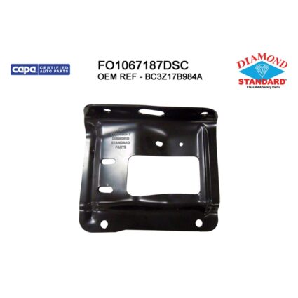 Bumper Bracket Front Right Mounting Plate CAPA for Ford F-250 Super Duty F-350 Super Duty