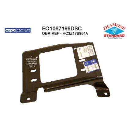Bumper Bracket Front Right Inner CAPA for Ford F-250 Super Duty F-350 Super Duty F-450 Super Duty