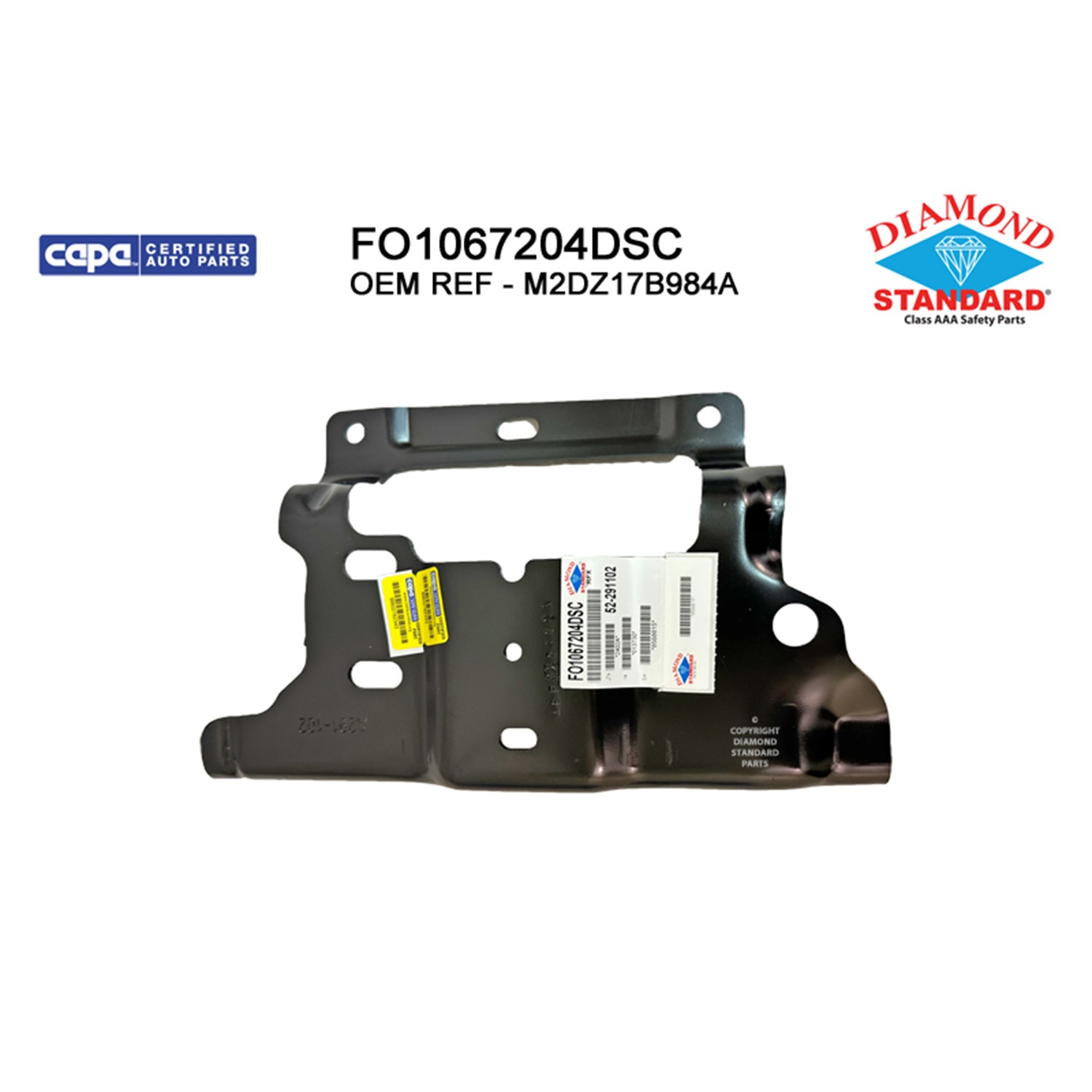 Bumper Bracket Front Right CAPA for Ford Bronco 2021–2024