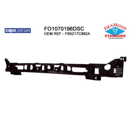 Bumper Impact Absorber Front w/Active Shutter CAPA for Ford Explorer 2016–2017