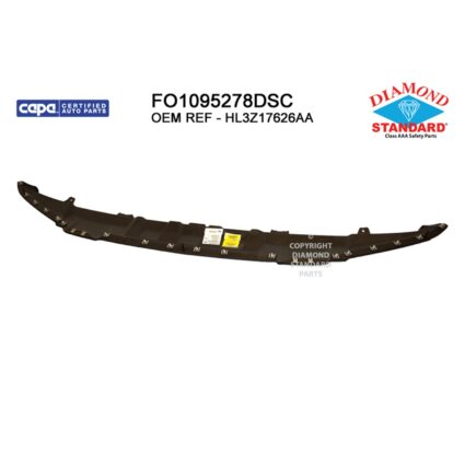 Bumper Valance / Grille Kit Front Upper w/o Tow Hooks CAPA for Ford F-150 2015–2017