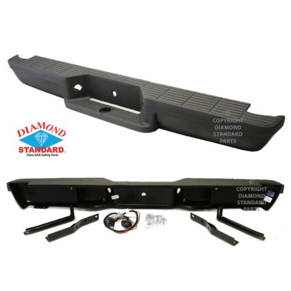 Bumper Assembly Rear Black CAPA for Ford Ranger 1993–2005