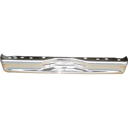 Bumper Face Bar Rear Step Type w/o Rear Object Sensors Chrome for Ford E-150 E-150 Club Wagon E-150 Econoline E-150 Econoline Club Wagon E-250 E-250 Econoline E-350 Club Wagon E-350 Econoline E-350 Econoline Club Wagon E-350 Super Duty E-450 Econoline Super Duty E-450 Super Duty E-550 Econoline Super Duty E-550 Super Duty