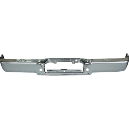 Bumper Face Bar Rear For Styleside Models w/o Park Sensor From 11/30/04 Chrome for Ford F-150 Lincoln Mark LT
