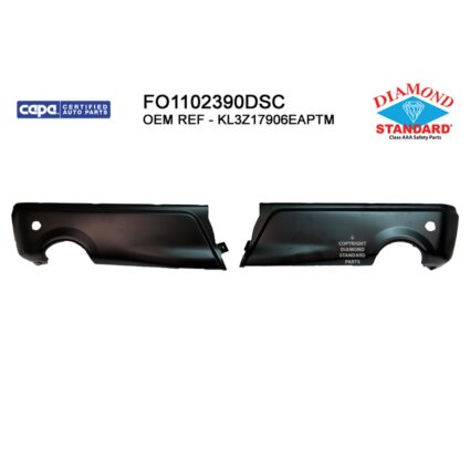 Bumper Face Bar Rear Harley Styling Black HD Styling Primed CAPA for Ford F-150 2019–2020