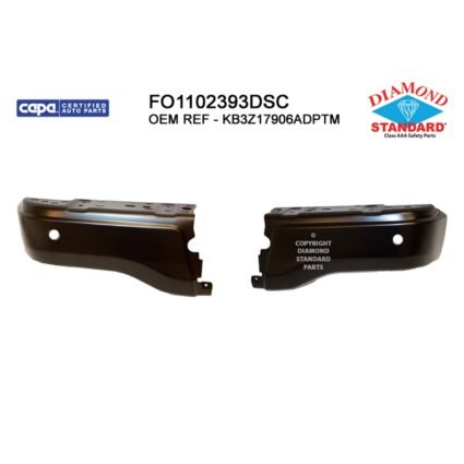 Bumper Face Bar Rear w/Rear Parking Aid Primed CAPA for Ford Ranger 2019–2023