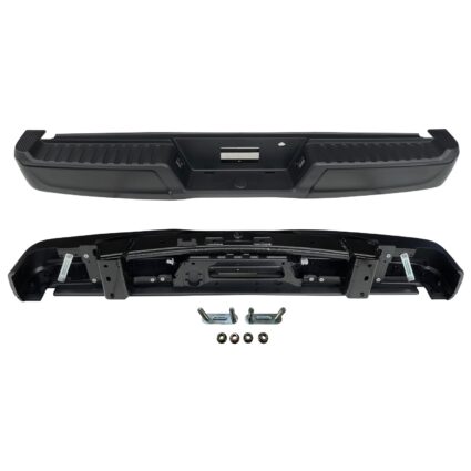 Bumper Assembly Rear w/o Towing Pkg w/o Parking Aid w/Lamps for Ford F-150 2021–2024