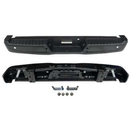 Bumper Assembly Rear w/o Towing Pkg w/Parking Aid w/o Active Park w/Lamps for Ford F-150 2021–2024
