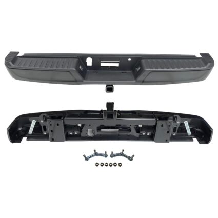 Bumper Assembly Rear w/Towing Pkg w/Med/Hvy Duty w/o Parking Aid w/Lamps for Ford F-150 2021–2024