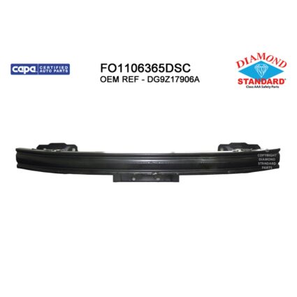 Bumper Cover Reinforcement Rear CAPA for Ford Fusion Lincoln MKZ