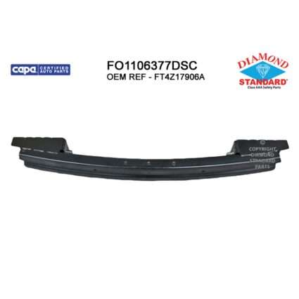 Bumper Cover Reinforcement Rear w/o Towing Pkg CAPA for Ford Edge Lincoln MKX Nautilus